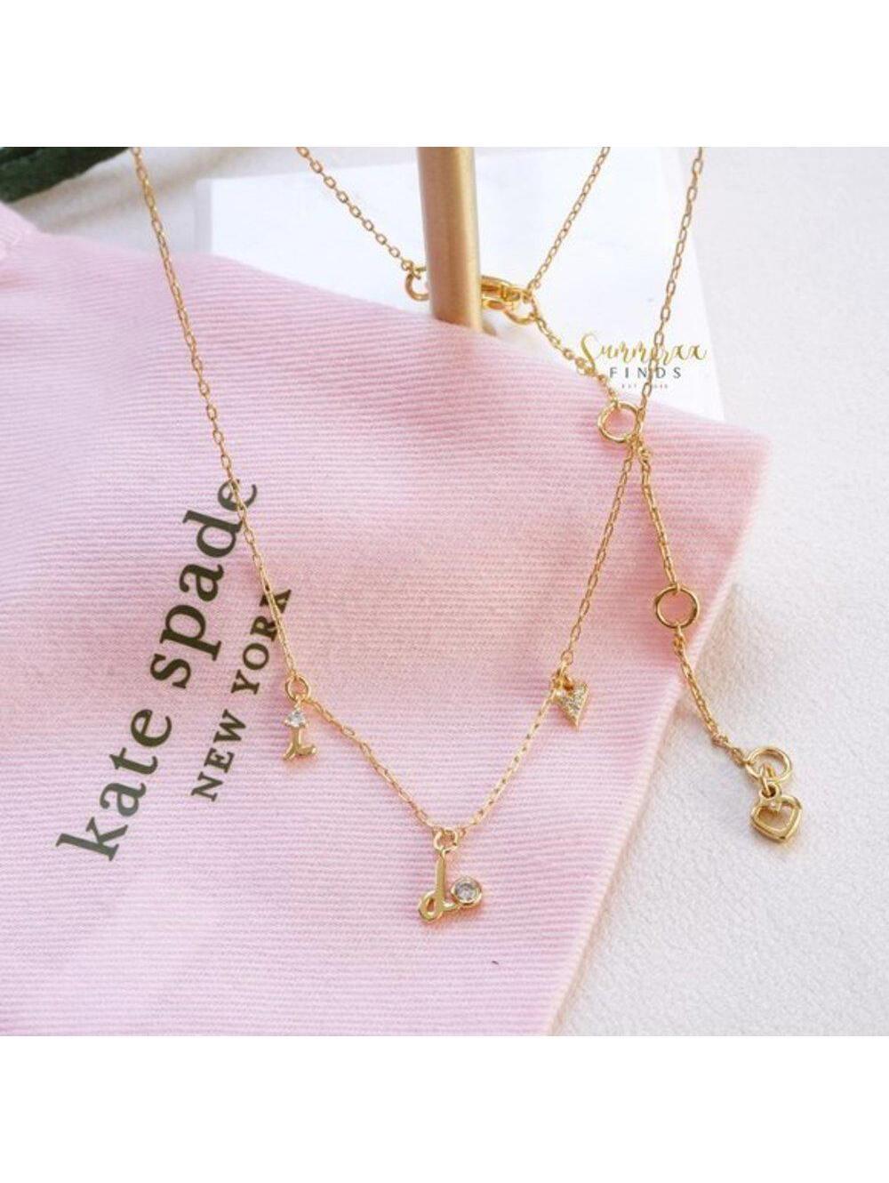 Kate Spade Say Yes I Do Charm Necklace